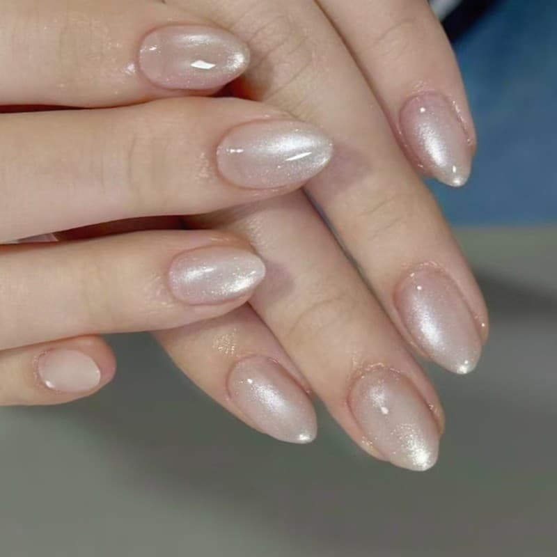 BTF Gatos Olho Imprensa Em Unhas Brilhos Falsas Cobertura Completa Acrílico Cola Artificiais Gi