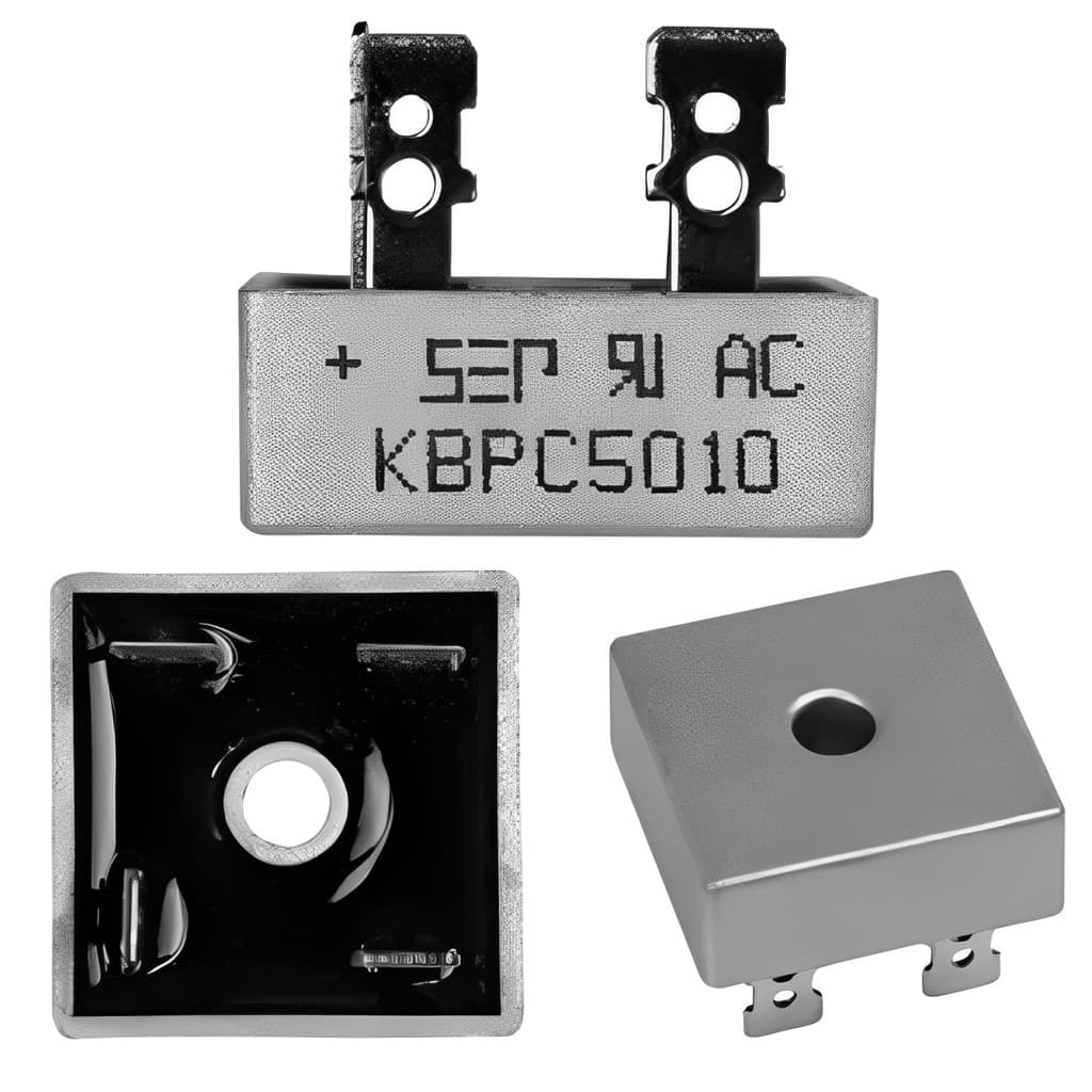 2x Díodo Ponte Retificadora Kbpc5010 50a 1000v