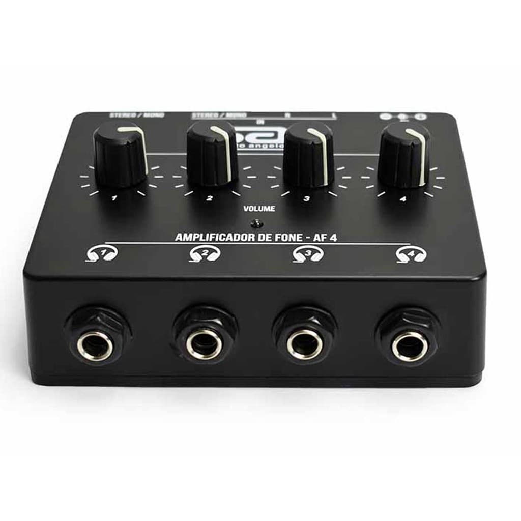 Amplificador de Fone Santo Angelo AF4 Preto