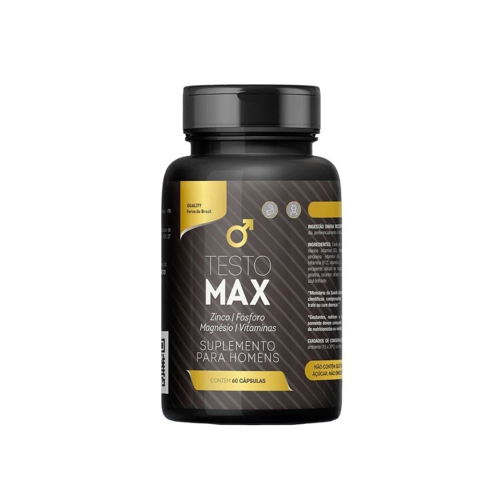 Testo Max Homens 60 Cápsulas Force do Brasil