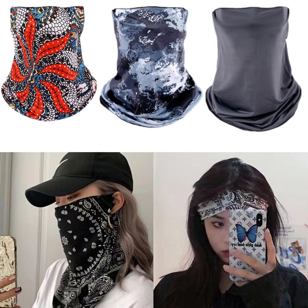 Máscara UV Bandana Lenço De Cabeça Capa Facial Motocicleta Bicicleta Pesca Esporte Do Motor