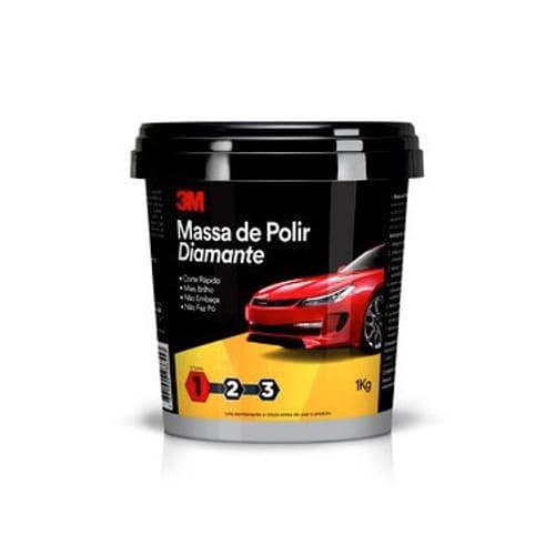 MASSA POLIR BASE D´AGUA 1,0KG DIAMANTE 3M