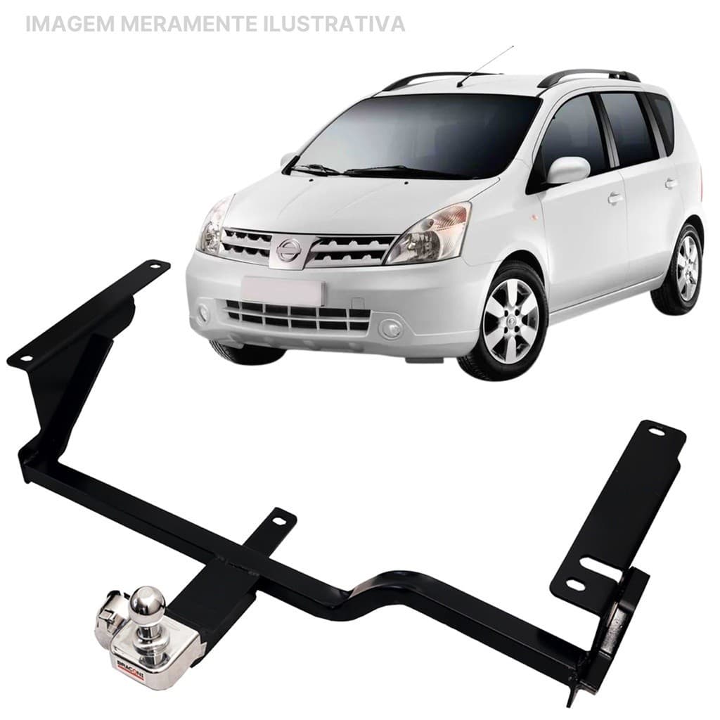 Engate Reboque Rabicho Fixo Livina Exceto X Gear 450Kg Produto de Qualidade