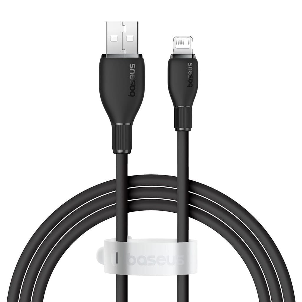 Cabo Rápido Baseus 2.4a P/ iPhone Usb Lightning 1,2m Pudding para iPhone 7 8 9 X 11 12 13 14