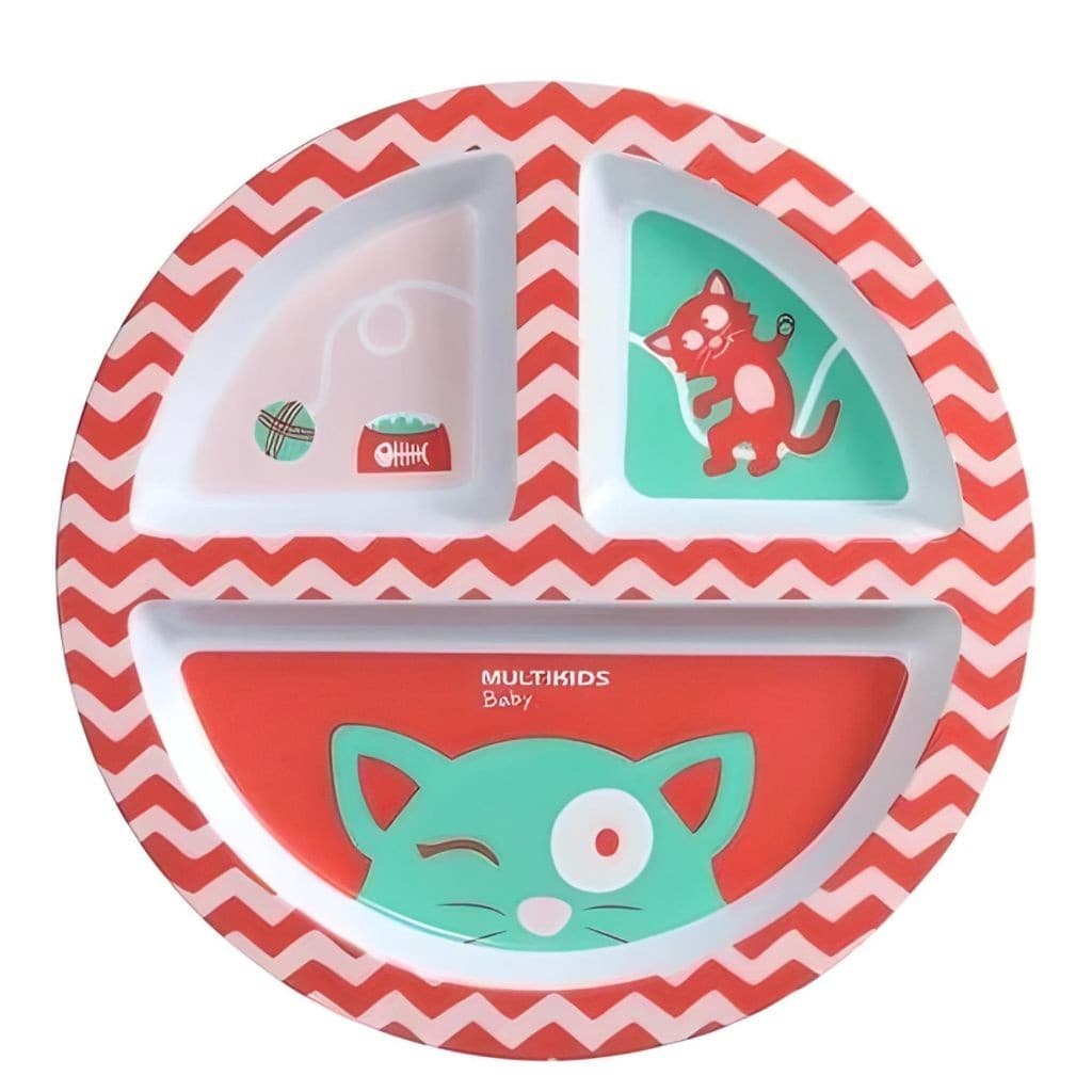 Prato com Divisorias Funny Meal Chica - Multikids Baby