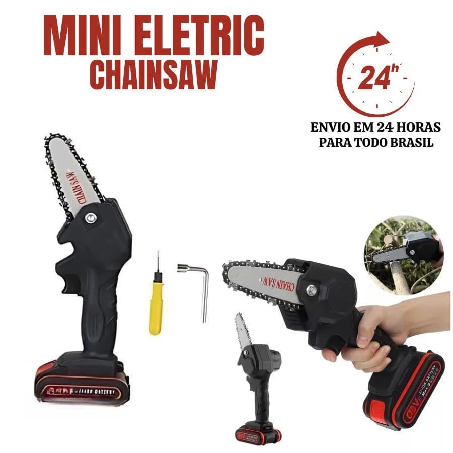 Mini Eletric Chaisaw Serra Elétrica