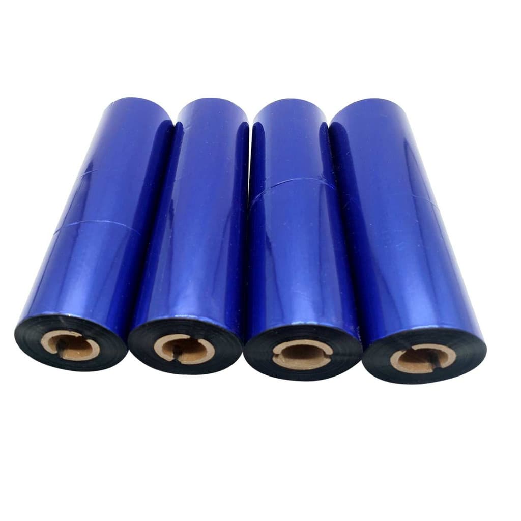 8 Rolos Ribbon de Resina 110x74m para Impressora Zebra GC420 Argox OS-214