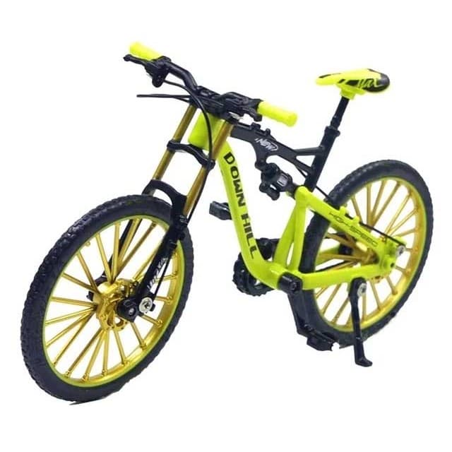 Miniatura Bicicleta Mountain Bike Down Hill Metal 1/10