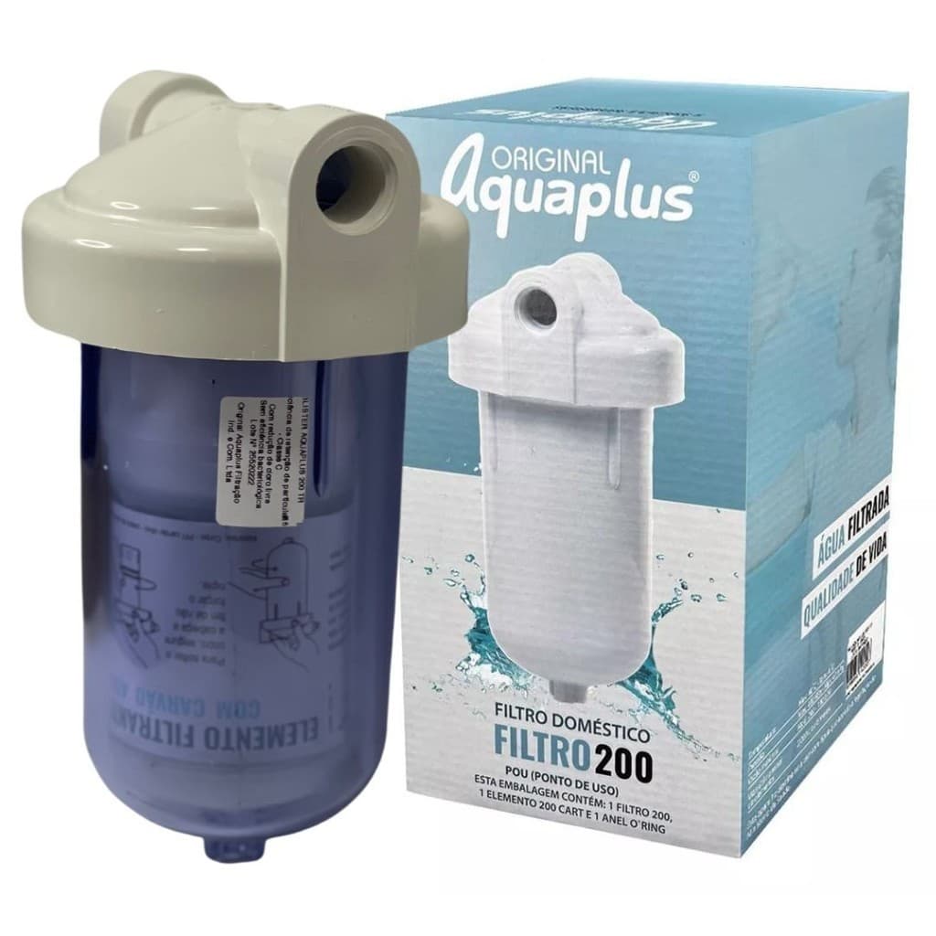 Filtro De Pressão Aquaplus 200 Água Filtrada Purificador