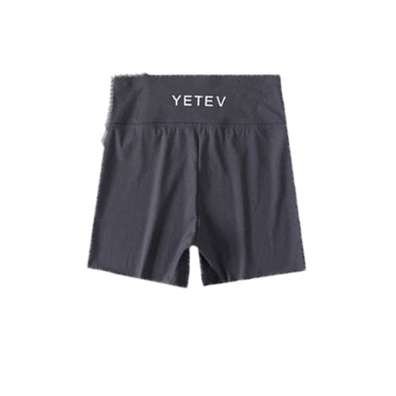 Tamanho grande cinza pele de tubarão Leggings feminino Shorts de três pontos feminino verão exterior Wear fino cintura a