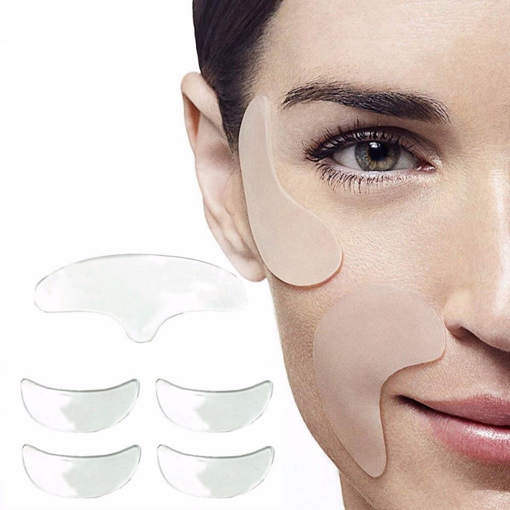 Adesivo De Silicone Anti-Rugas Para O Rosto