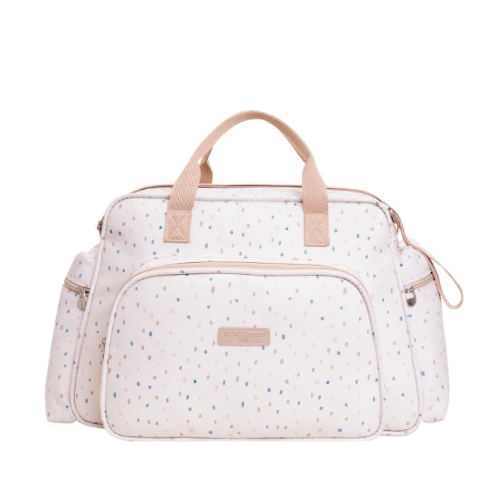 Bolsa de Maternidade Pirulitando Baby Grande Confete Marfim