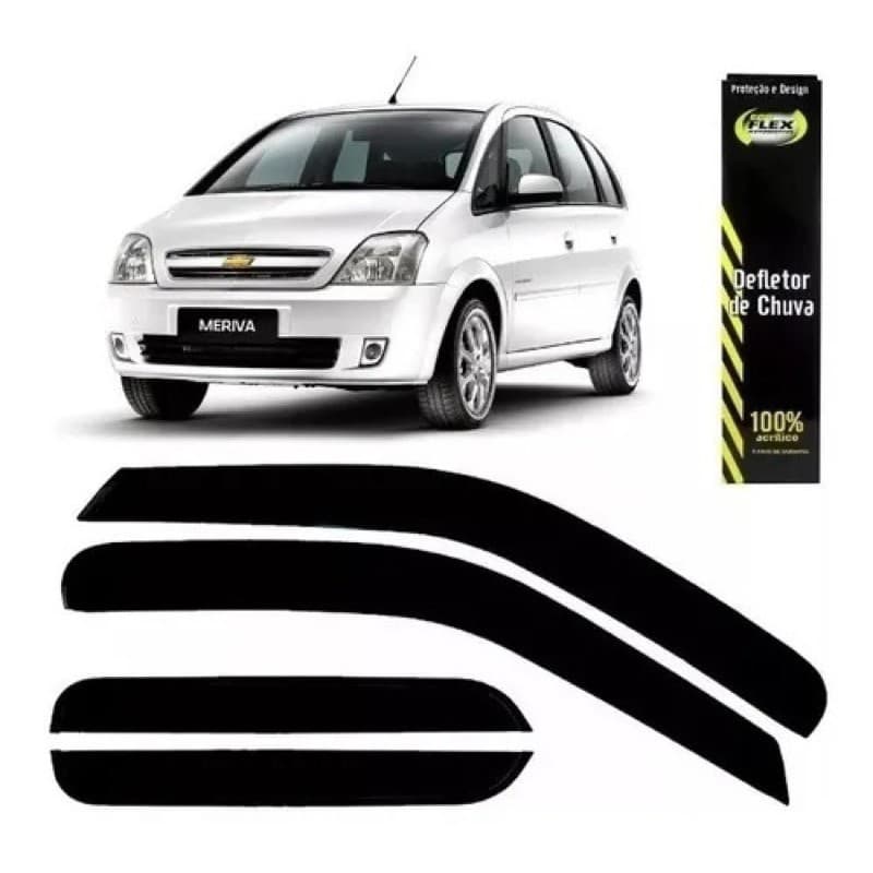 Calha De Chuva Defletor 4 Portas Todos Meriva 2003 2012 70003A