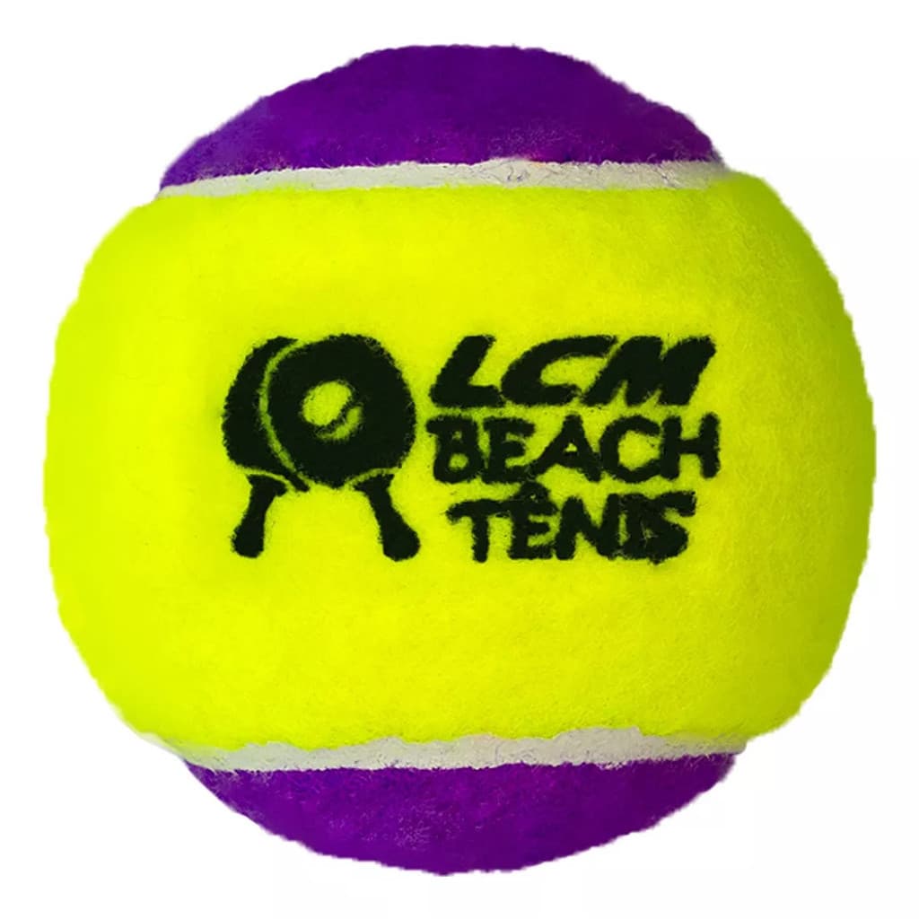 Bola Beach Tennis Bolinha Tênis Praia LCM ROXO