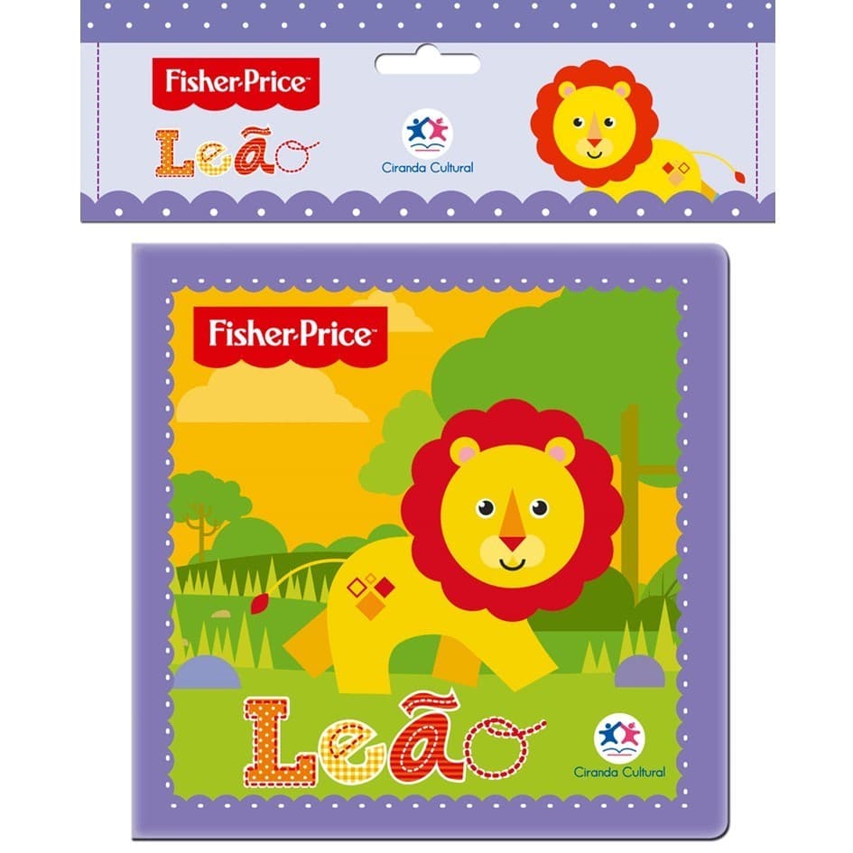 Livro de Banho - Fisher Price - Leão