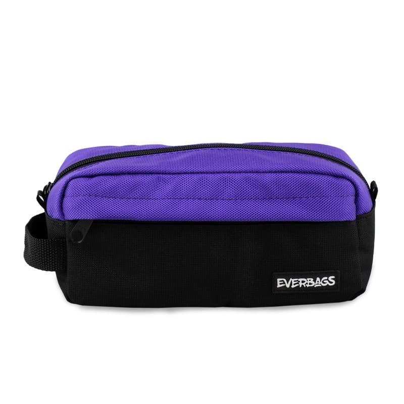 Estojo Necessaire Trabalho Escolar Material Leve Organizador Caneta Lápis Bolso Divisória Com Alça