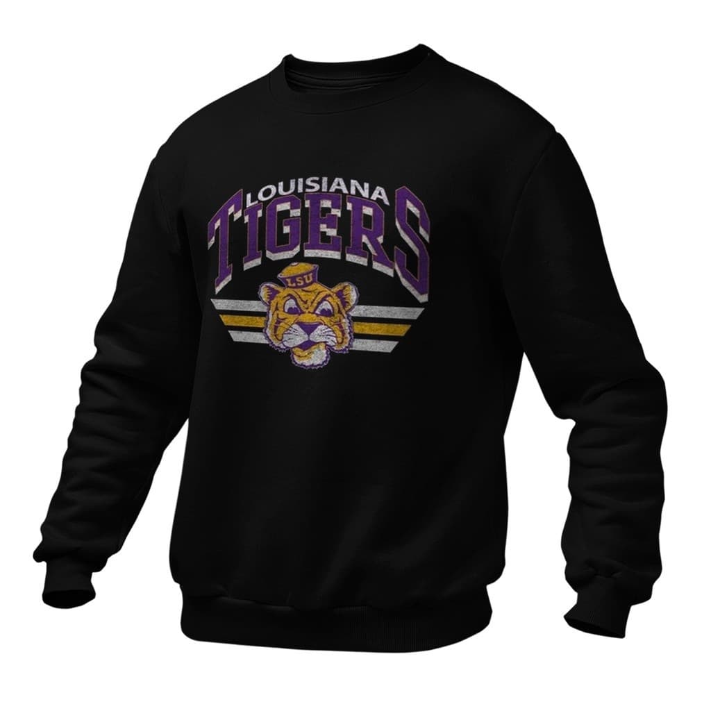 Moletom Gola Redonda Vintage Louisiana Tigers -MAYYN.