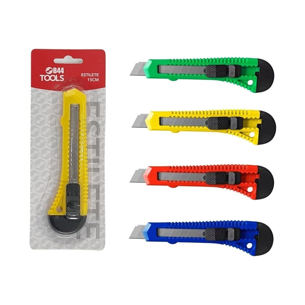 Estilete 15cm Com Lâmina - Sortidos