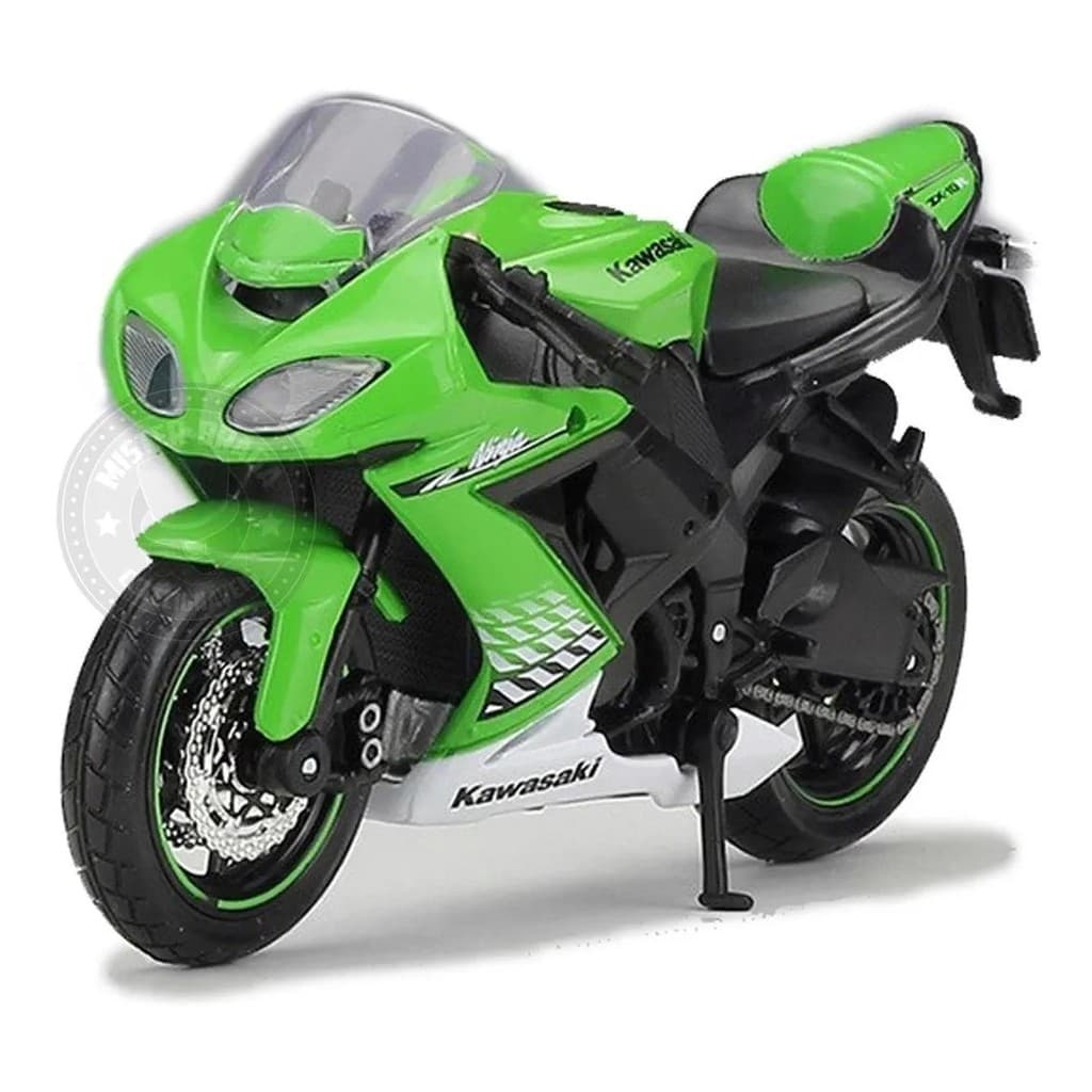 Miniatura Moto Kawasaki Ninja Zx-10r Verde Maisto 1/18