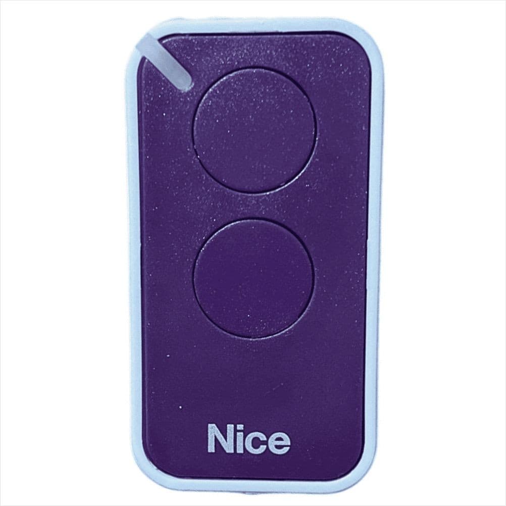 Controle Remoto Nice Era Inti Nero Lilás 433MHz Rolling Code Portão