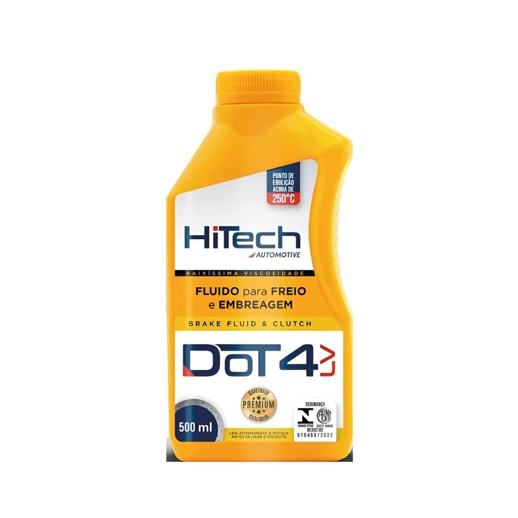 Fluido Para Freio Hi Tech Dot 4 Lv Classe 6 - 500ml