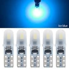 4 LAMPADAS LED T5 B8 PARA PAINEL CHEVROLET MERIVA SUPER BRANCO