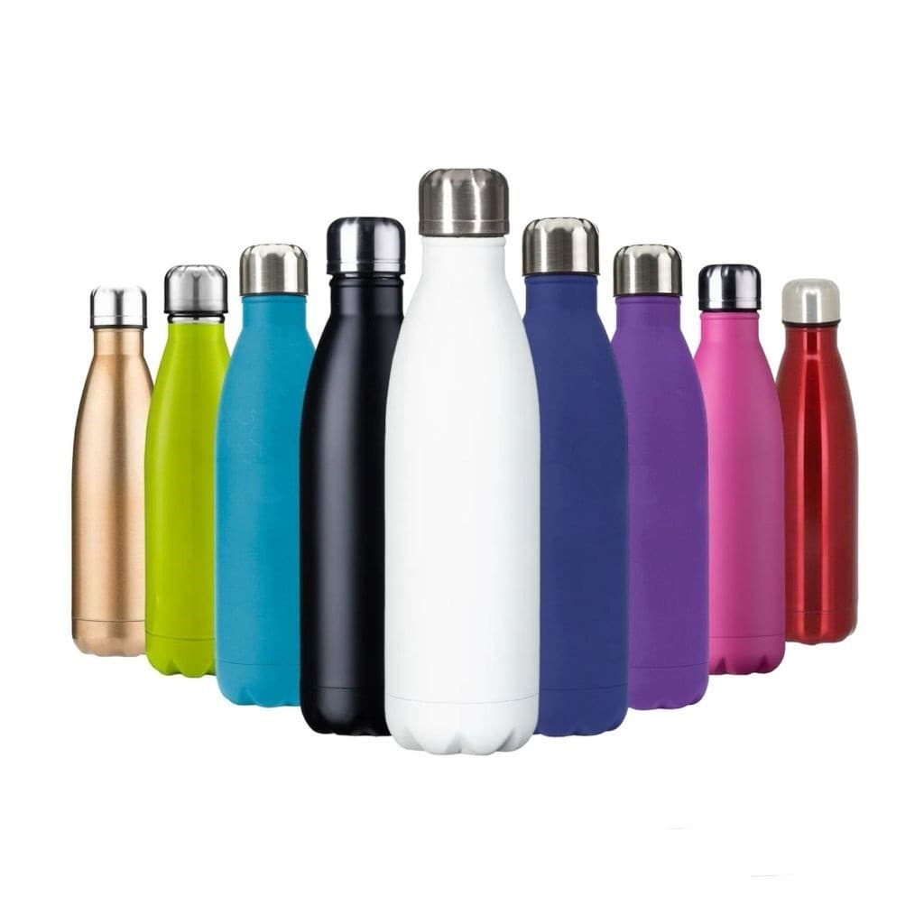 Garrafa Inox 750ml Academia Caminhada Squeeze Cores