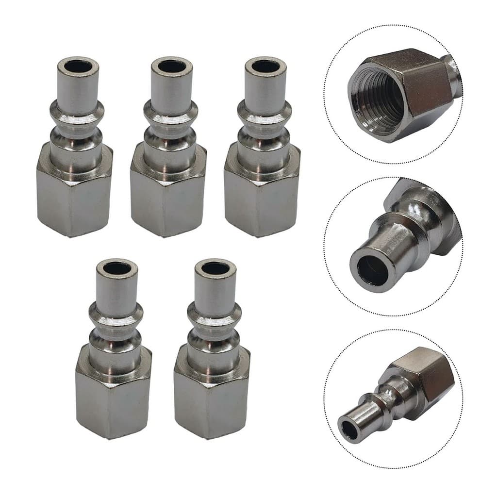 5 Pinos Engate Rapido Alta Pressão Ar Rosca Fêmea 1/4 X 1/4