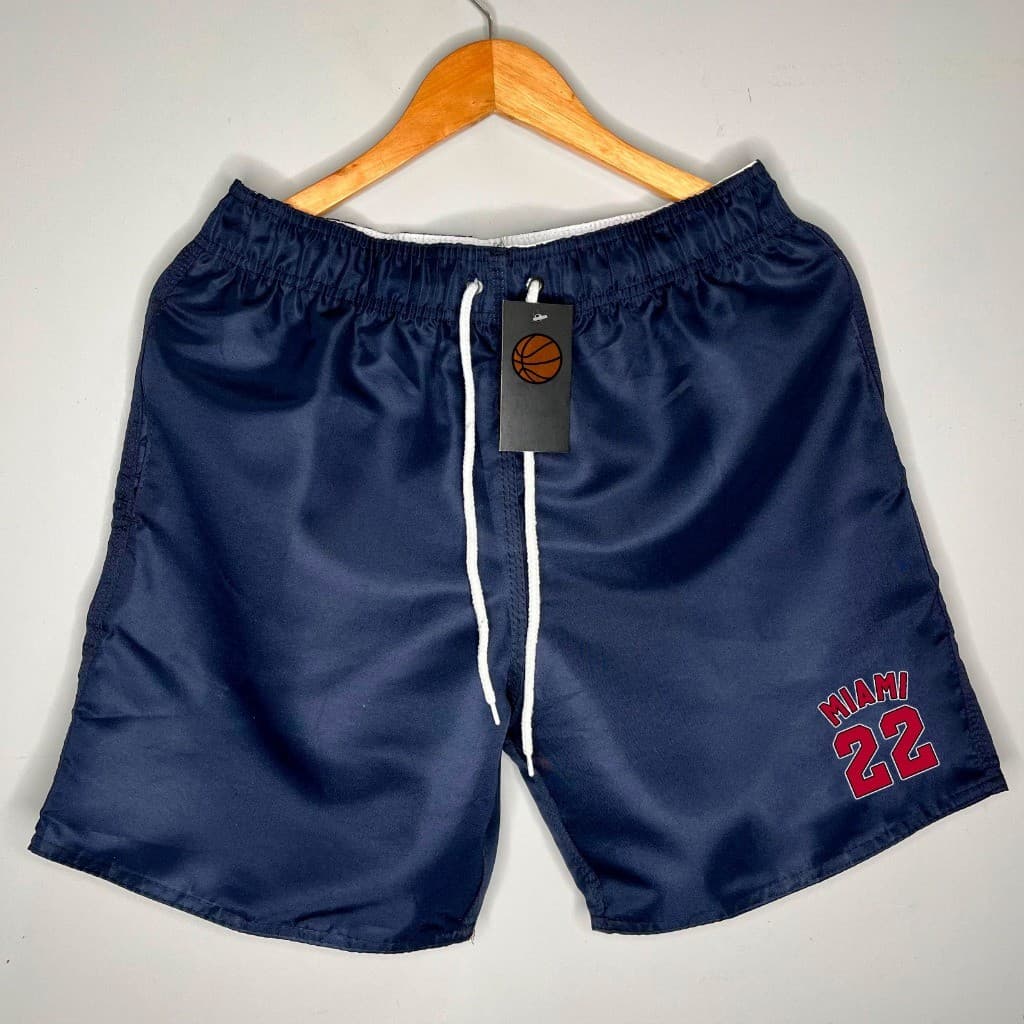 Bermuda Mauricinho Masculina Esportiva - Miami 22 - Academia Corrida Skate Basquete Otaku