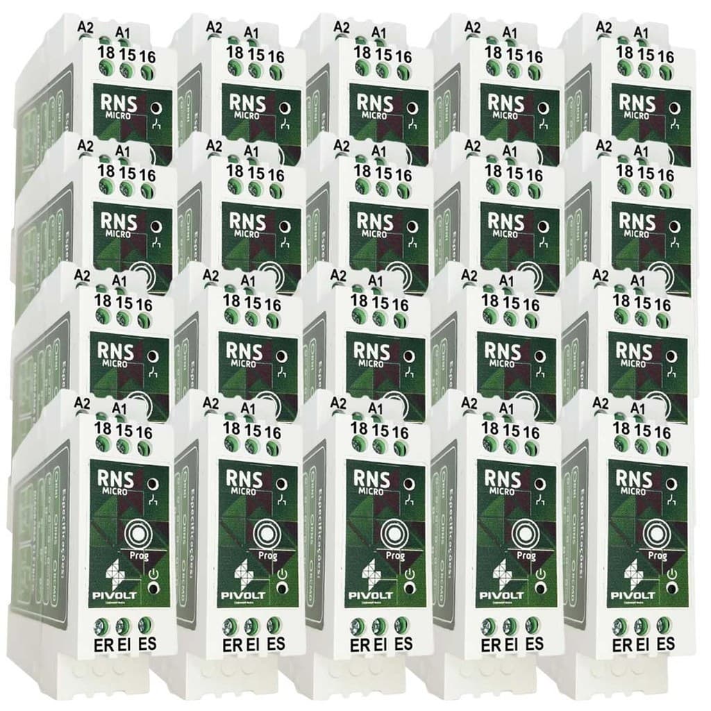 Kit 20 Relés De Nível Superior Micro Inteligente (RNS MICRO) Pivolt