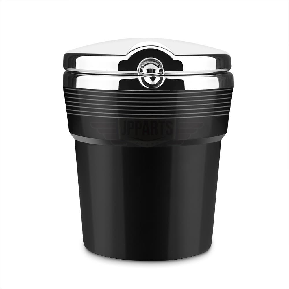 Lixeira universal Acessórios automotiva carro tampa cromada cinzeiro Led