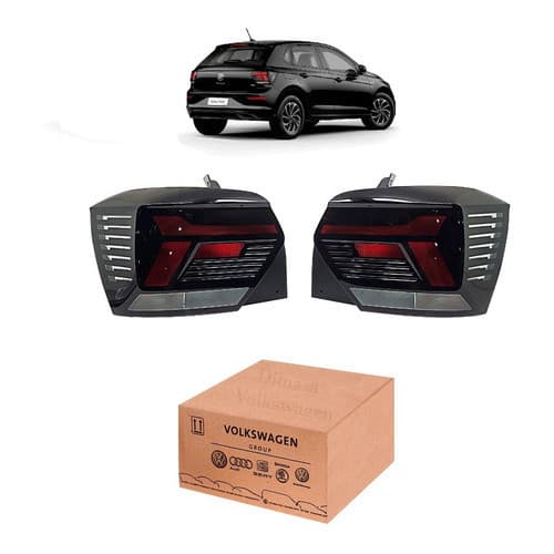 Lanternas Traseiras Novo Polo 2023 Original Volkswagen