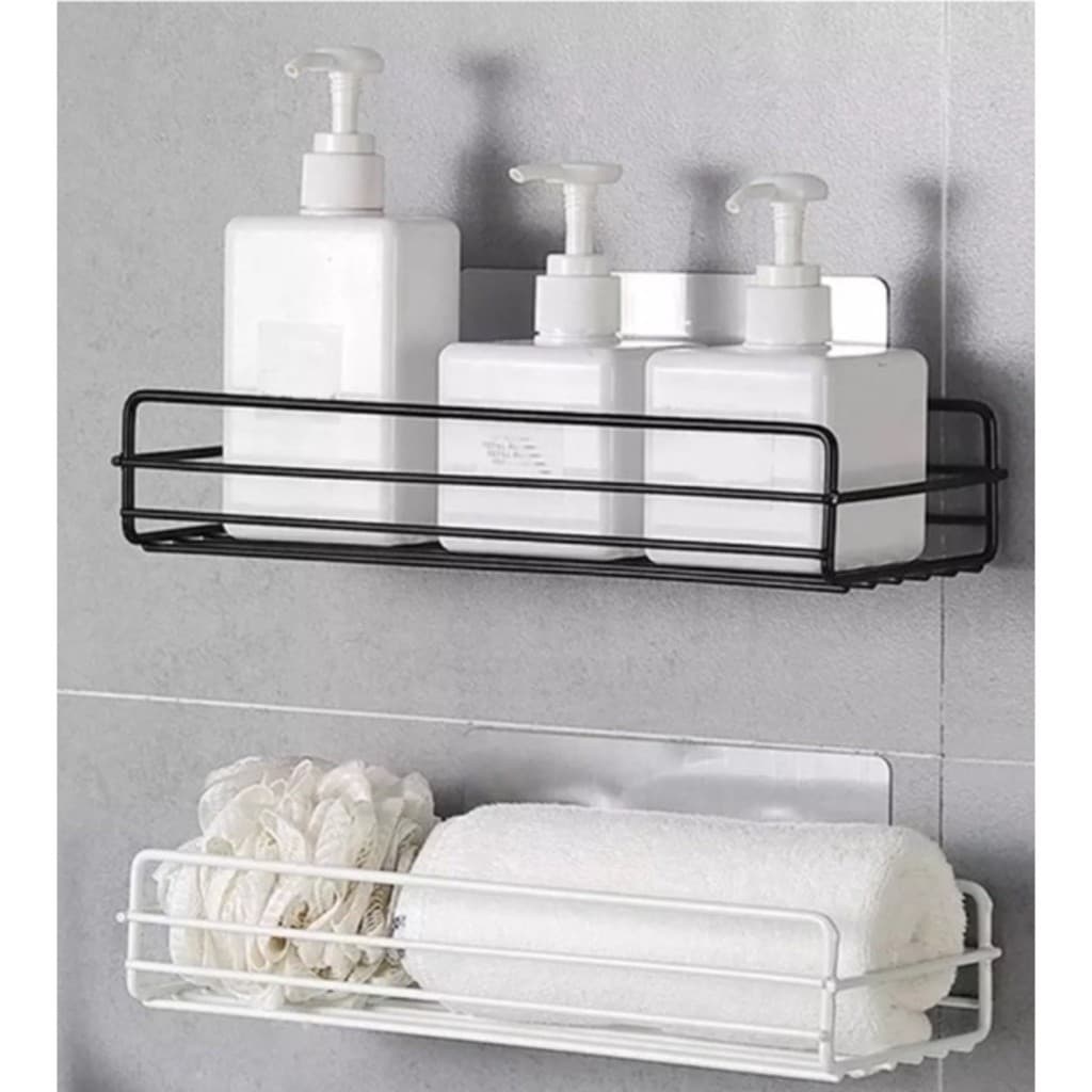 Prateleiras Suporte Com Alto Adesivos Para Parede Banheiro Cozinha lavanderia Shampoo