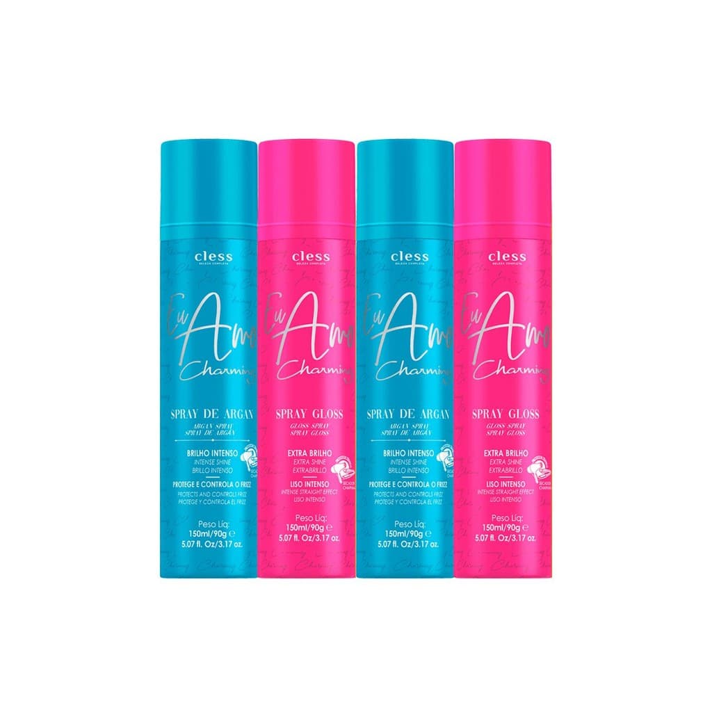 Kit Duplo Spray Argan + Spray Gloss 150ml