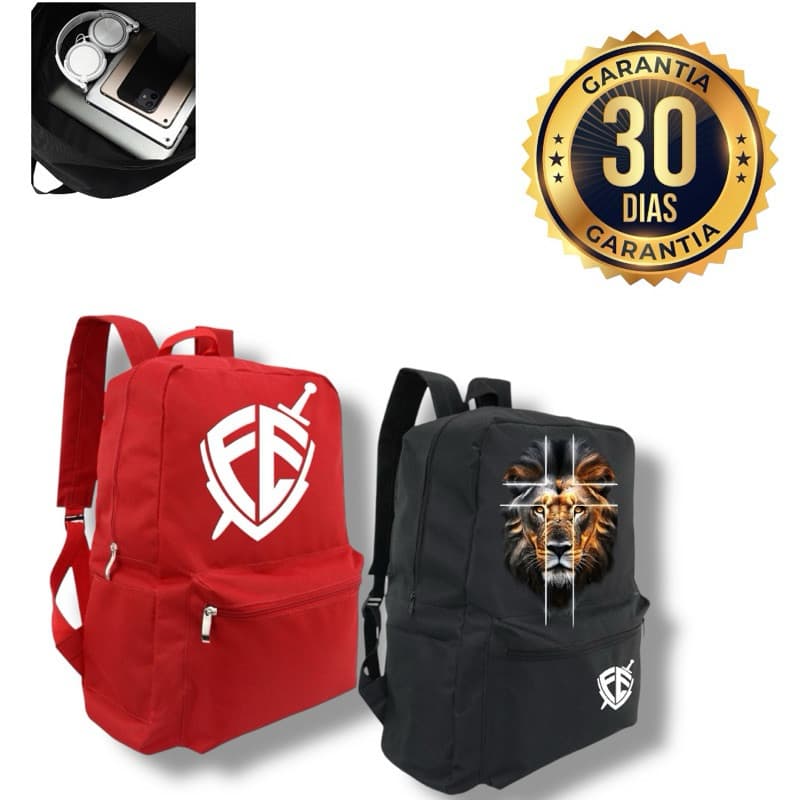 Kit 2 Mochilas Escolar Grande Muito Confortavel e Resistente