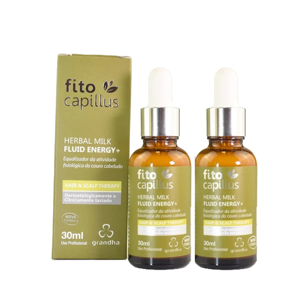 02 Herbal Milk Fluid Energy + Fito Capillus - 30ml (novo)