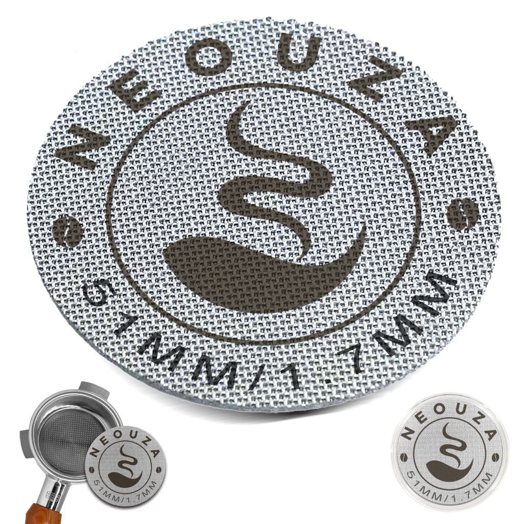 Filtro de Café Espresso NEOUZA Tela 49mm 51mm 53.5mm 58.5mm Reutilizável 1.7mm Espessura 150 Micron Filtro de Aço Inoxid