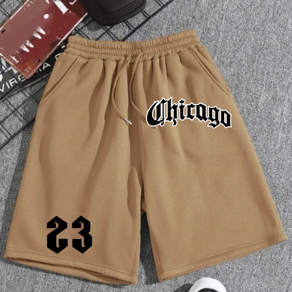 Bermuda Short  Moletom Cores Diversas Short Chicago Confortável Tecido Premium Bermuda Masculino
