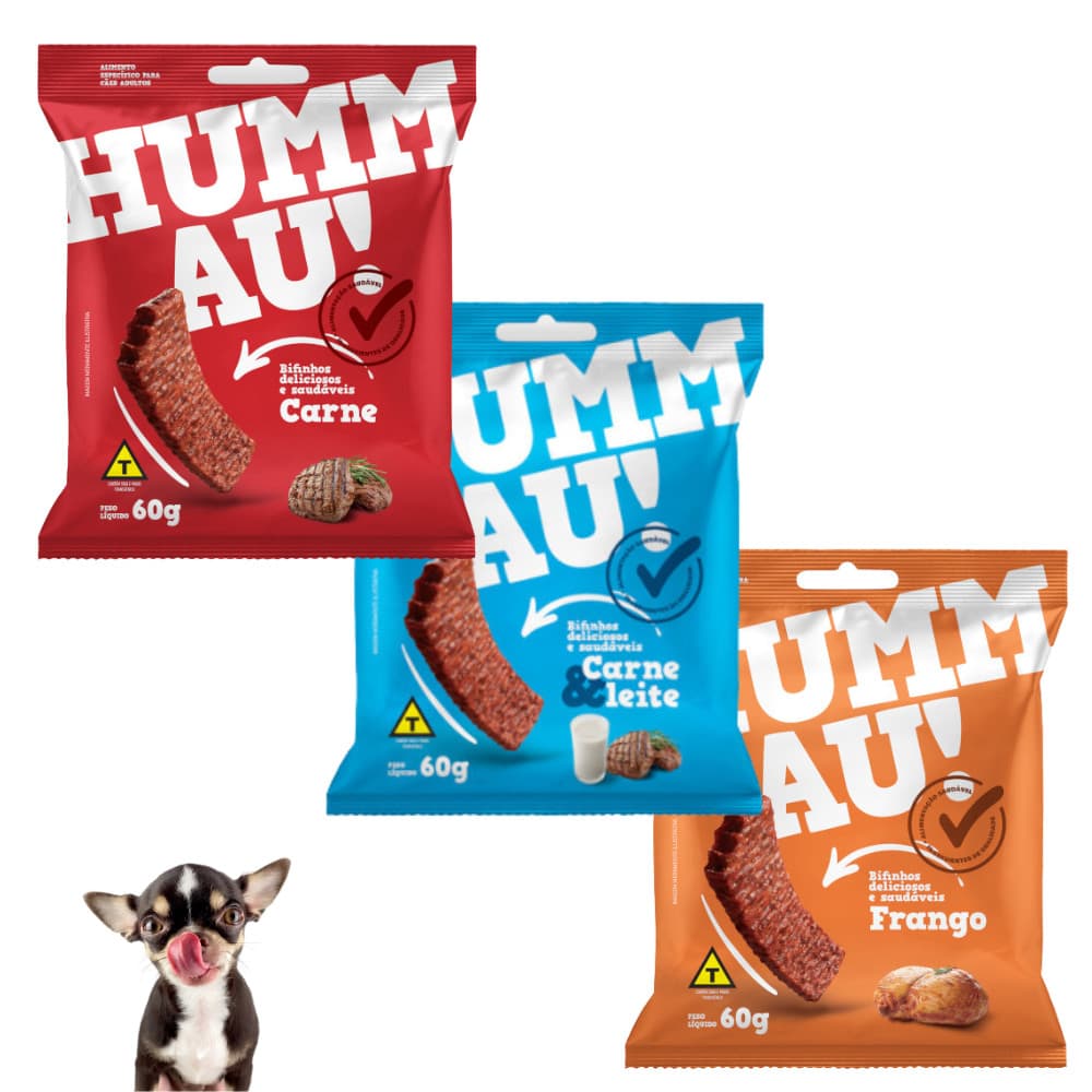 Petisco Bifinho humm para Cães e Gato PetMais