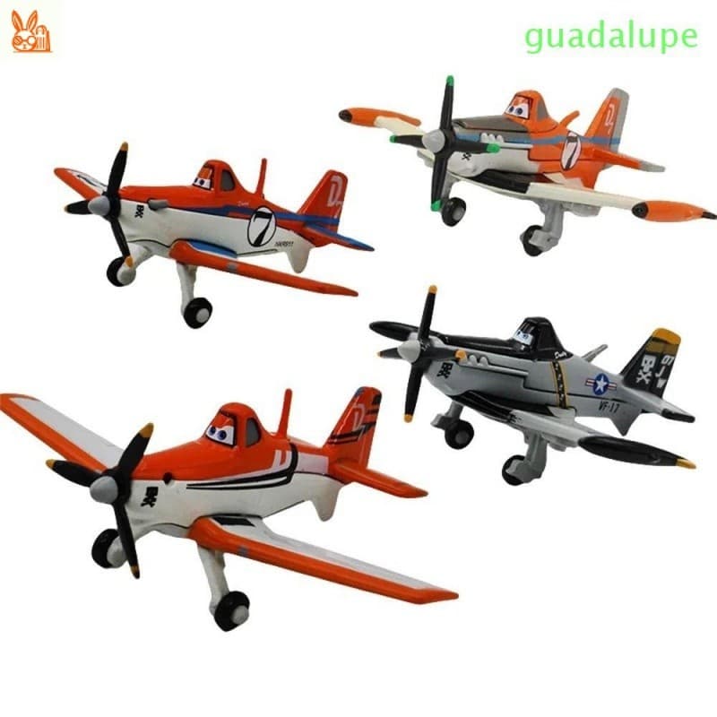GUADALUPE Pixar Planes Brinquedos Diecast Dusty Plane Model Aniversário Crophopper Strut Jetstream Liga Metal Aircraft M