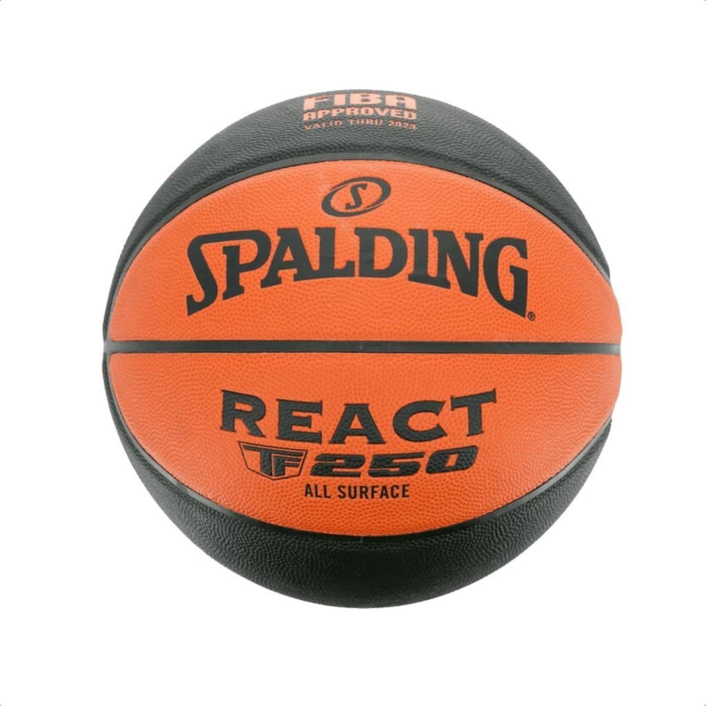 Bola De Basquete Oficial Spalding React TF-250 FIBA Indoor