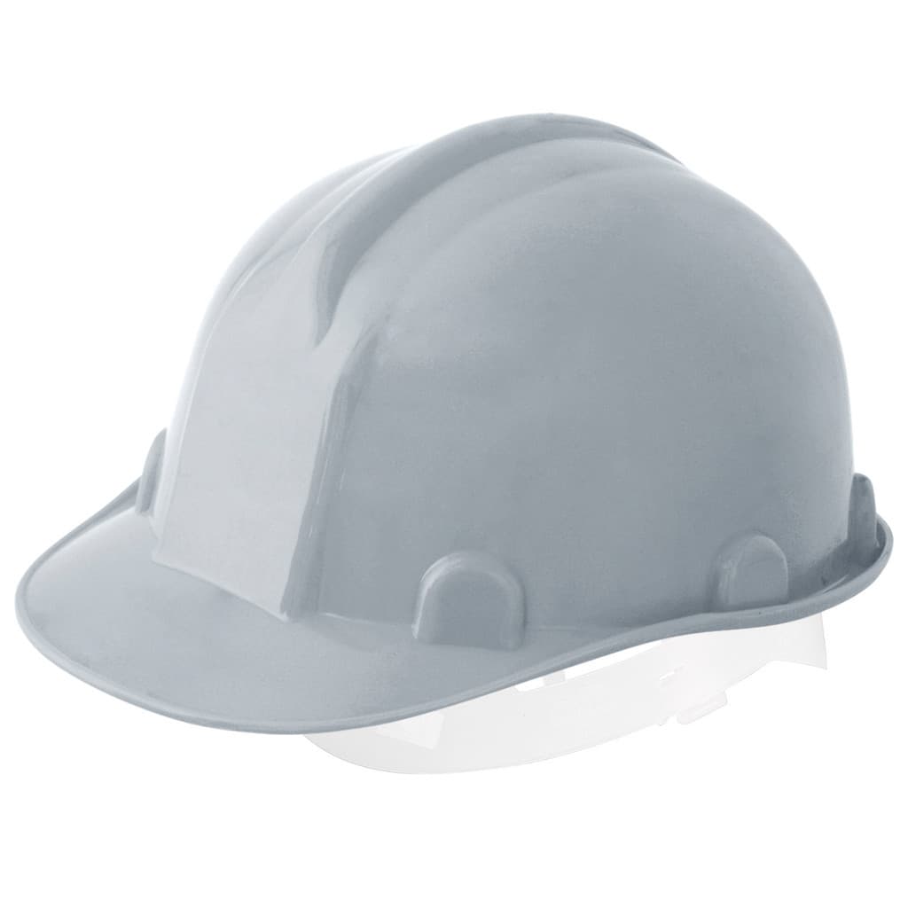 CAPACETE PARA OBRA SEGURANÇA INMETRO CA CINZA ALTA QUALIDADE