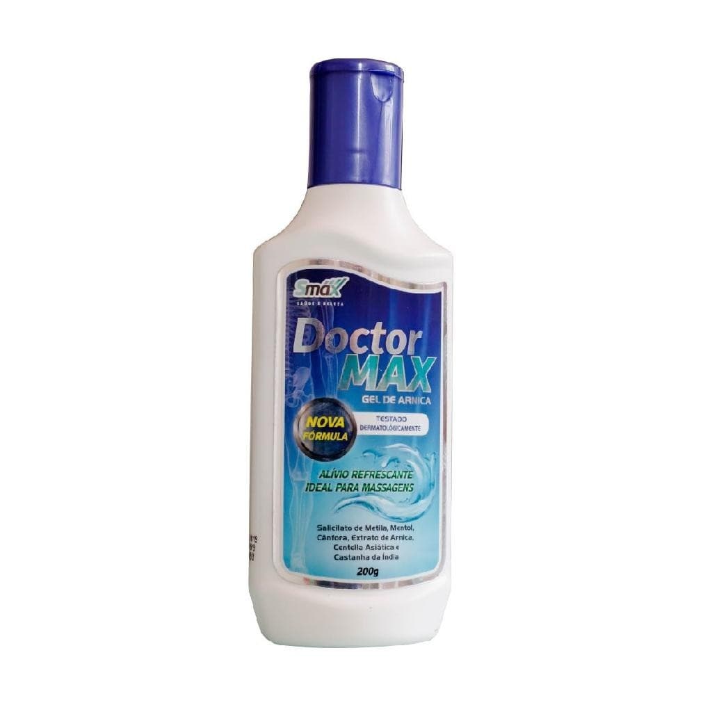 Gel De Arnica Doctor Max 200g Nova Formula Smax