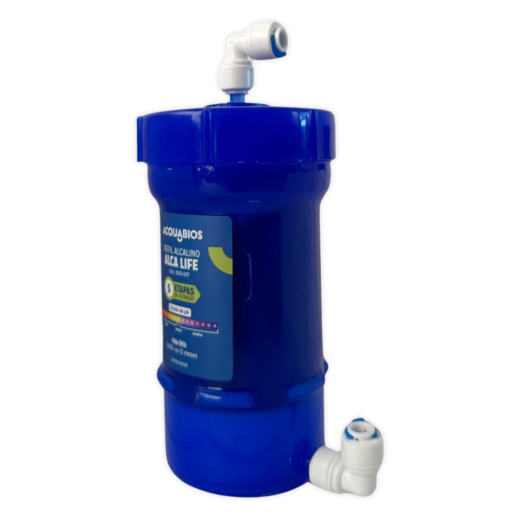 Refil Filtro Compatível com Top Life Alcalino Purificador de Água Vela TopLife, RHE, Leaf e BRAZON FI