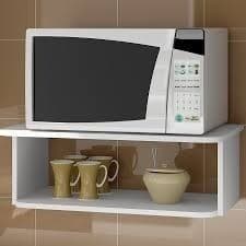 Nicho Suporte Microondas ou forninho 100% MDF Branco.