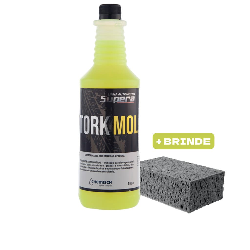 Kit Detergente Limpa Motos Off Road Não Mancha TorkMol 1L