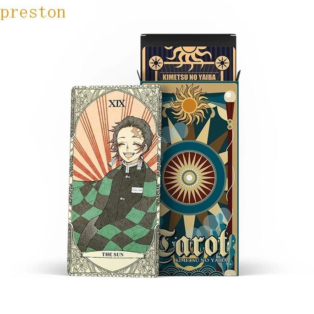 Tarot PRESTON Cartas Demon Hunter Anime Especial Tarot Japonês Deck Novo Padrão 42TC