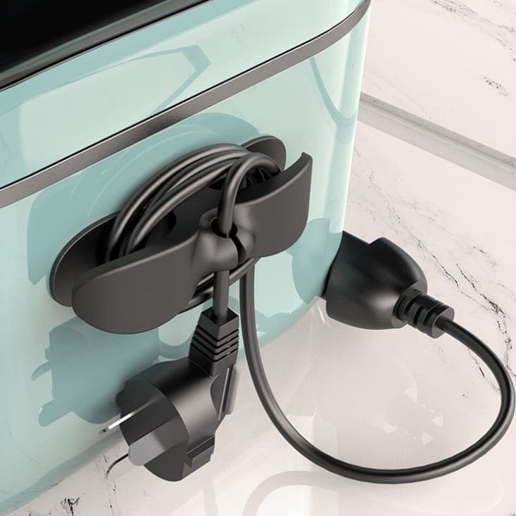 Kit Suporte Do Cabo Clipe Universal O Invólucro Cord Organizador Para Cabos De Armazenamento De Mixer