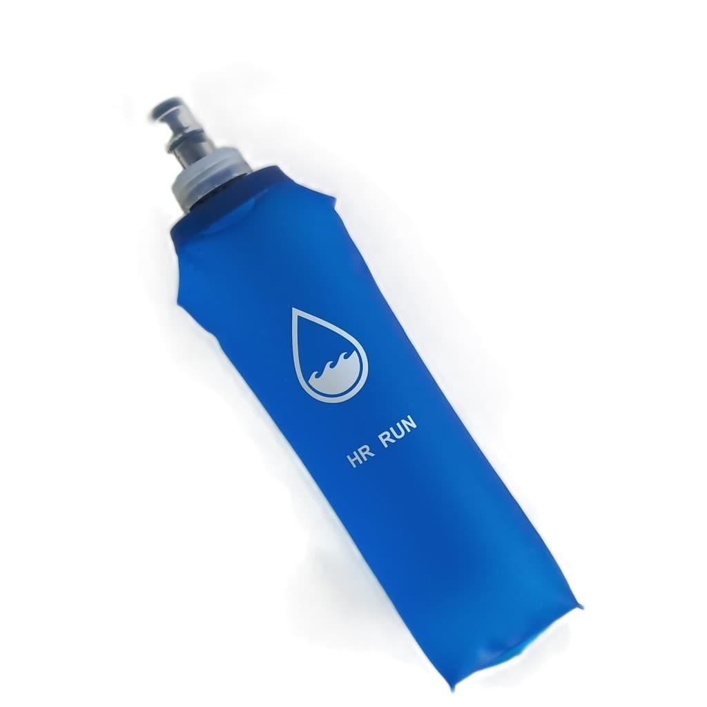 Garrafa Dobrável Flexível Soft Silicone 500ml Corrida Bike Squeeze Água