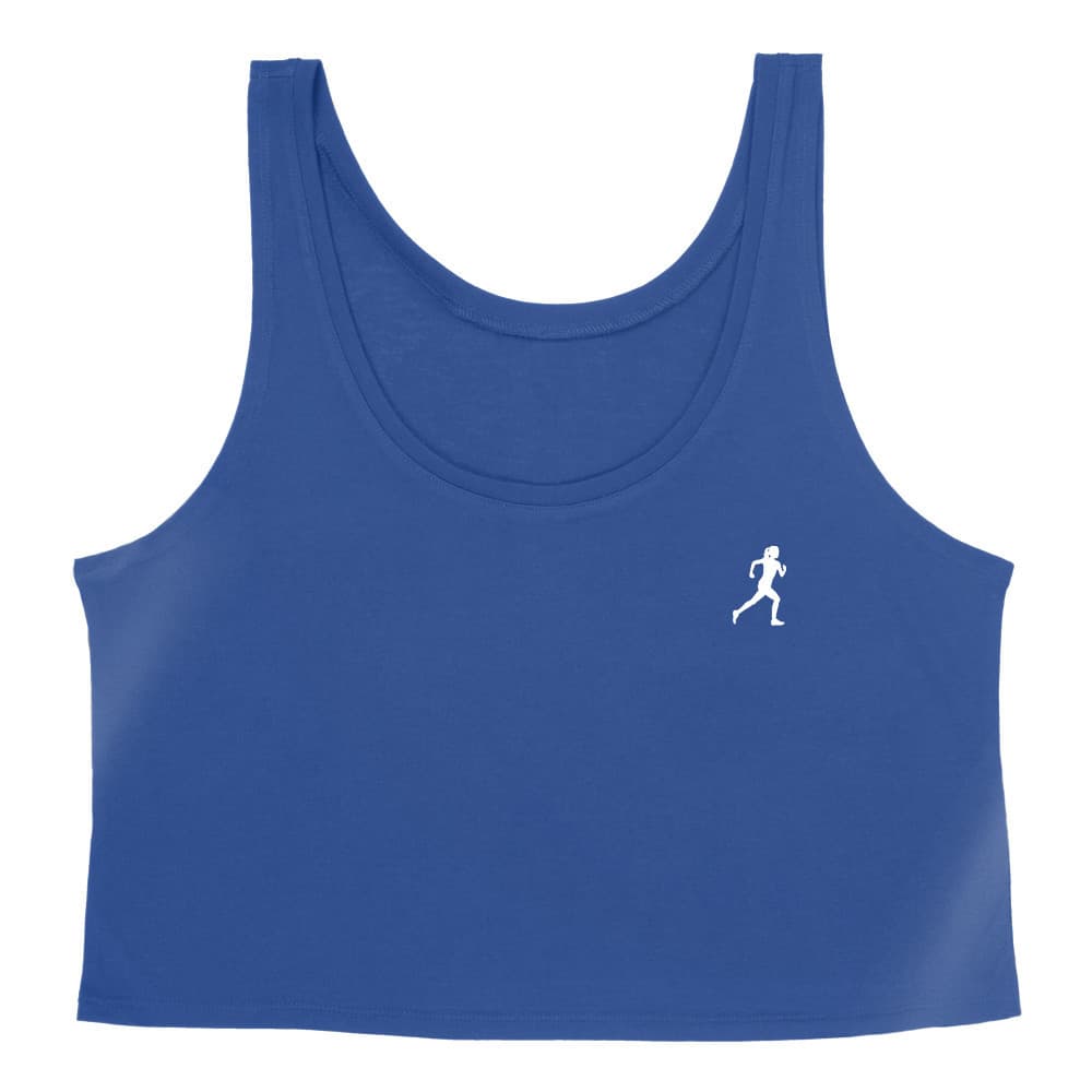 Cropped Feminino Regata Good Look Fitness Academia Estampada Mulher Correndo